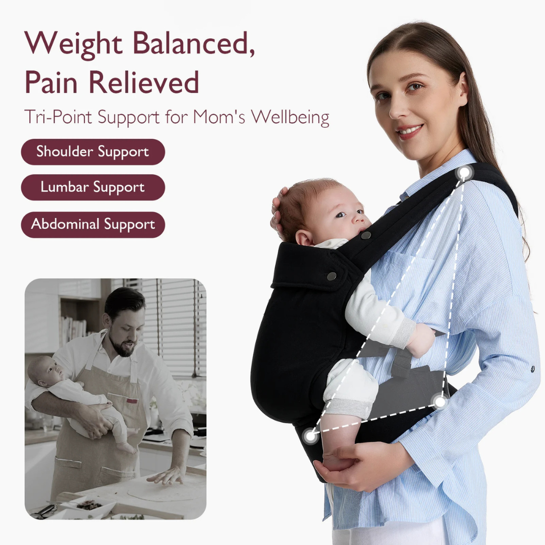 Ergonomisch, komfortabel und leicht – Babytrage