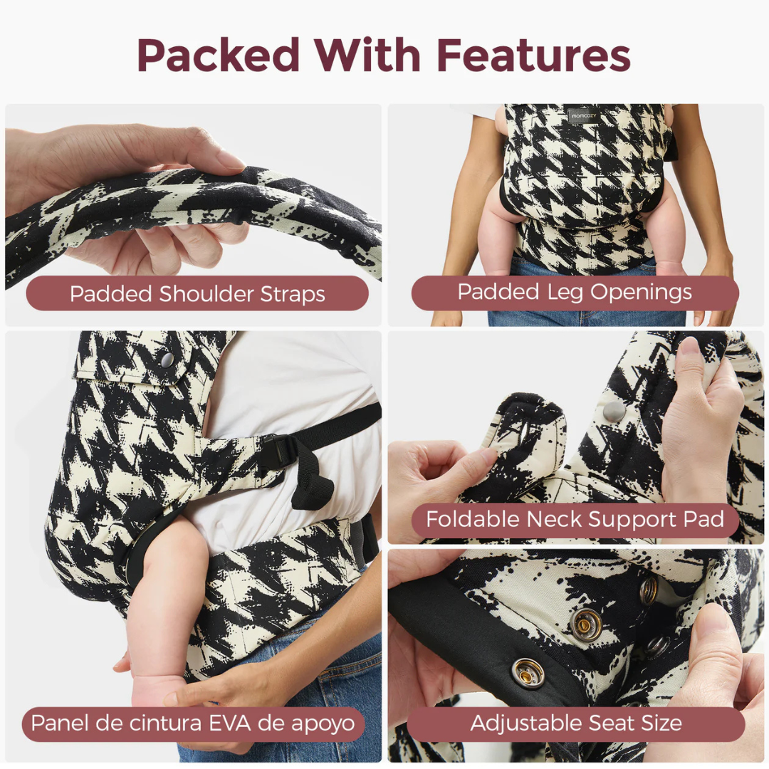 BackRelief Carrier - Cotton-Houndstooth