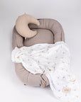 Nest in Beige Linen: Comfort and Safety for your Baby